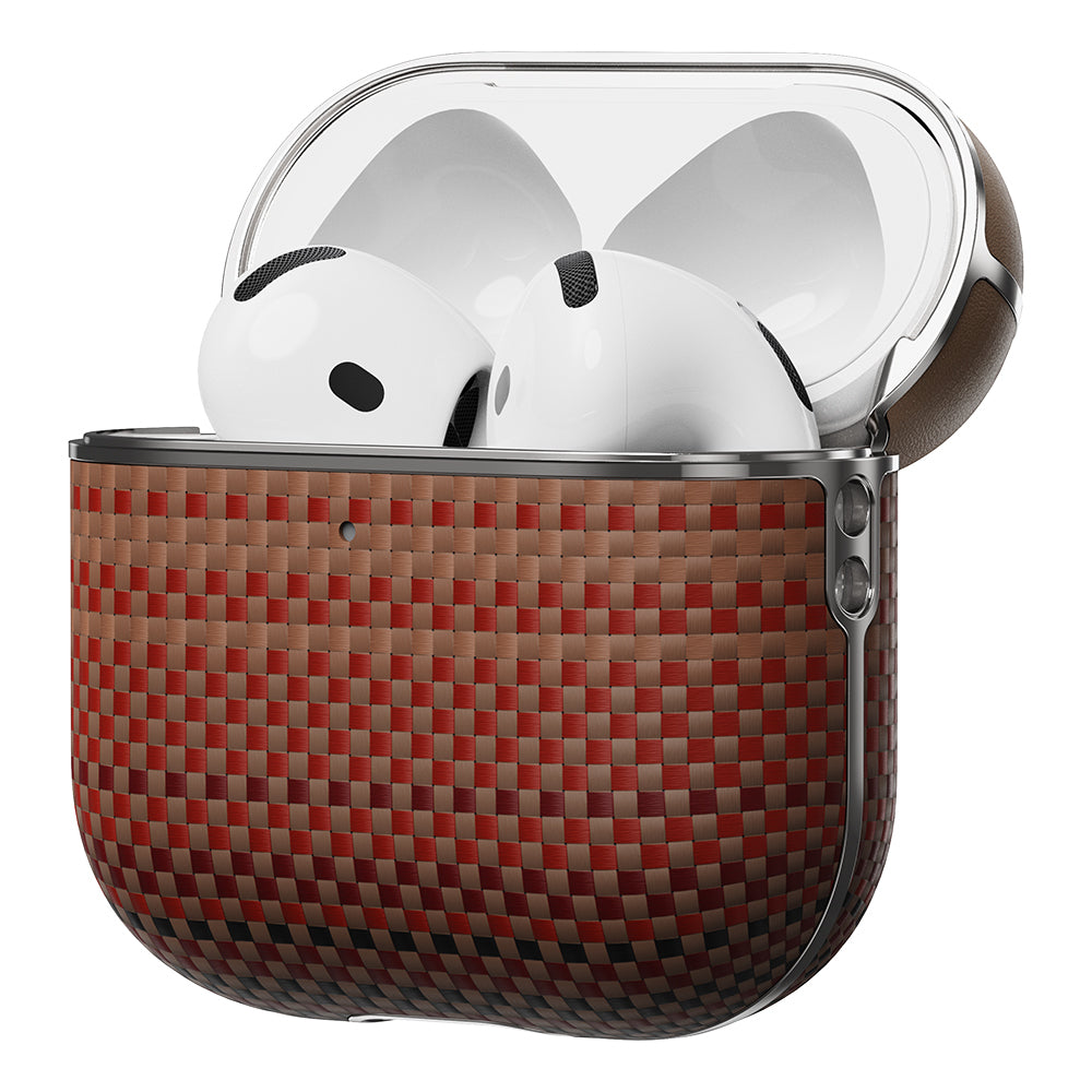 Pitaka Tactile Woven Sunset-Moonrise Serisi Airpods Pro 2 Aramid Fiber Sunset Kılıf Pitaka Tactile Woven Sunset-Moonrise Serisi Airpods Pro 2 Aramid Fiber Sunset Kılıf